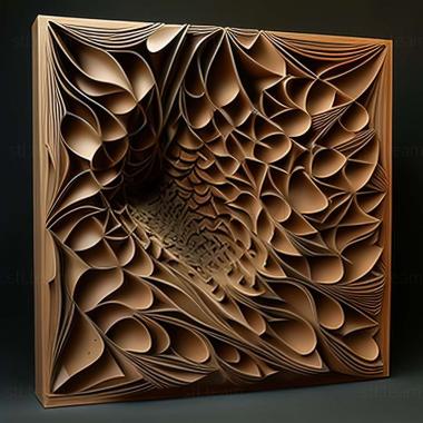 3D model abstract art (STL)